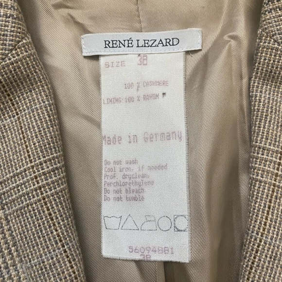 RENE LEZARD | 100% Colombo Cashmere Made in Italy Blazer Size 8 (Germany 38) - Picture 9 of 14